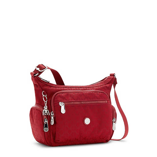 Kipling Gabbie Small Crossbody Bags Signature Red | CA 1130SG